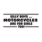 silly boys motorcycle decal